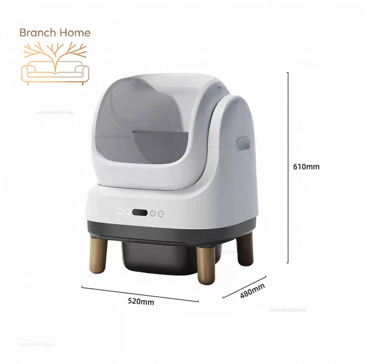 Wholesale Pet Supplies - Petree OpenSmart Self-Cleaning Cat Litter Box With Odor Control, Automatic Litter Cleaning