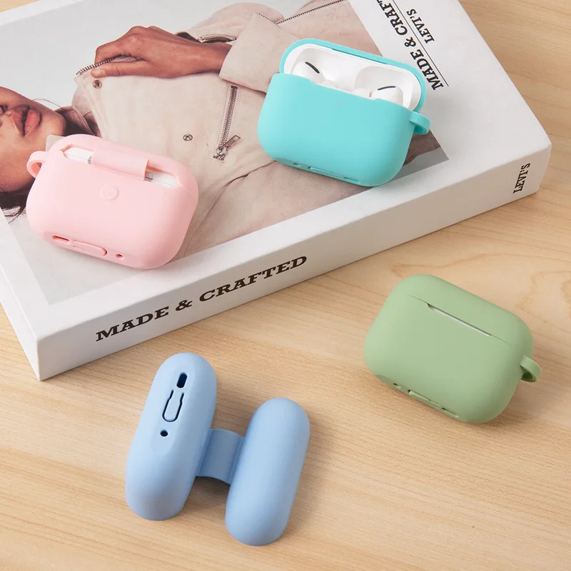 Soft Silicone Protective Case Compatible With AirPods Pro 3, Integrated Lanyard Bluetooth Earphone Shell Accessories