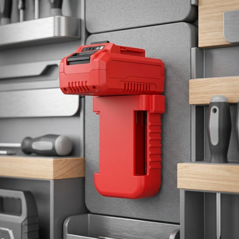 Mountable Tool Bracket 18V for pxc for Battery Rack Bracket Fits For 2.0Ah For 2.5Ah 3.0Ah 4.0Ah 5.For 2Ah Batteries