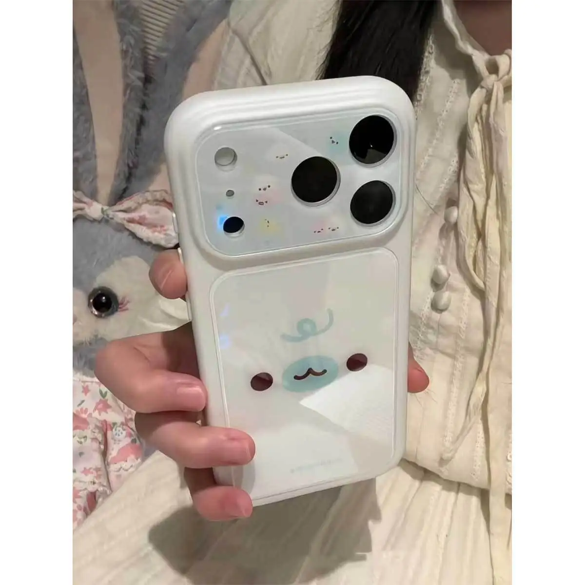 Korilakkuma Handyhülle weiche stoßfeste Cartoon-Schutzhülle für iPhone 11 12 13 14 15 16 17pro max. – Detail 2