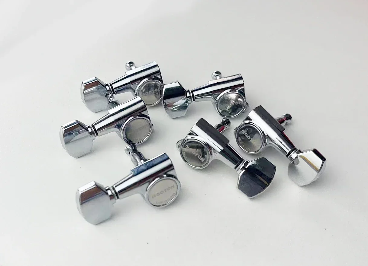 1 Set 6 Strings Original Genuine GOTOH SG381-07 Guitar Machine Heads Tuners- JP(Origin) {Without box}