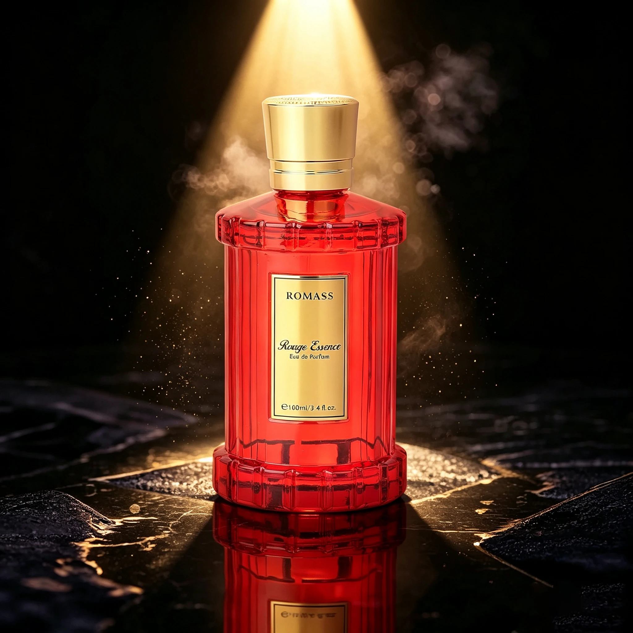 ROMASS Rouge Essence Vintage Red Bottle perfume Gentle Cut off Male Mature Royal Sister Fragrance Commuter Dating Small Group Advanced Light essence view 3