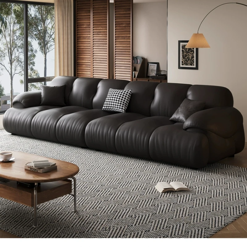 

straight row marshmallow first layer cowhide