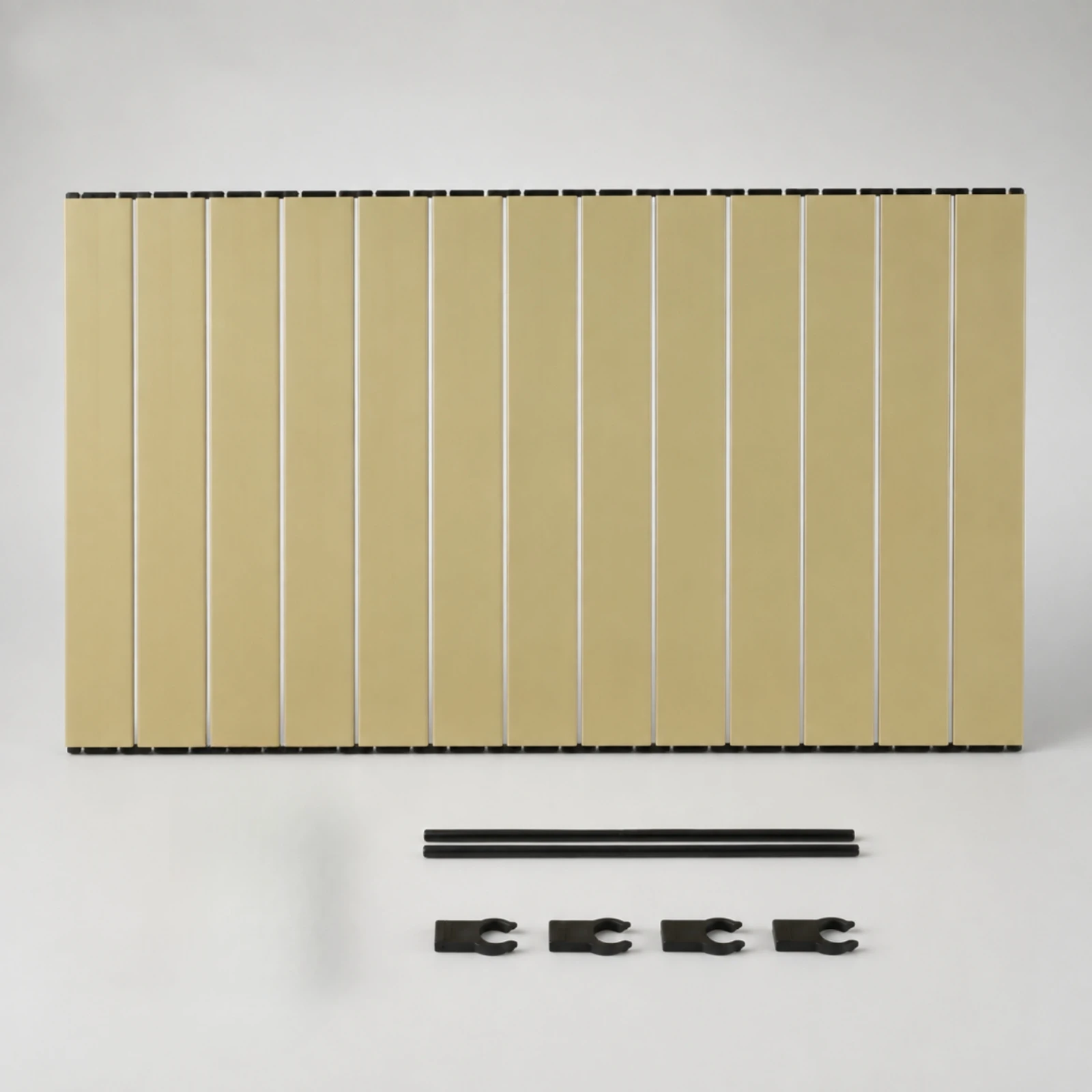 Foldable Camping Tabletop Replacement Slats Beige Board Compact for Backpacking Table Frame Gear
