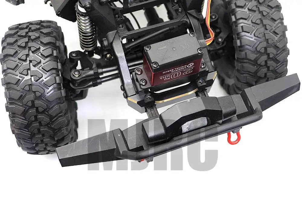 Soporte de engranaje de dirección delantero Ajrc, asiento de engranaje de dirección ponderado de cobre puro para simulación de coche de escalada Trax Trx4 Defender