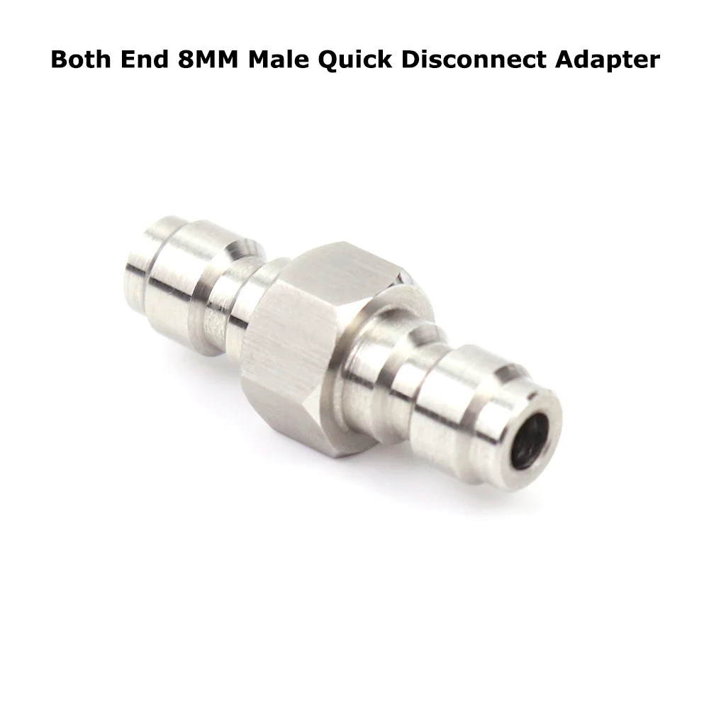 Foster adaptador de desconexión rápida macho/hembra CO2 con tapón ciego - imagen 4