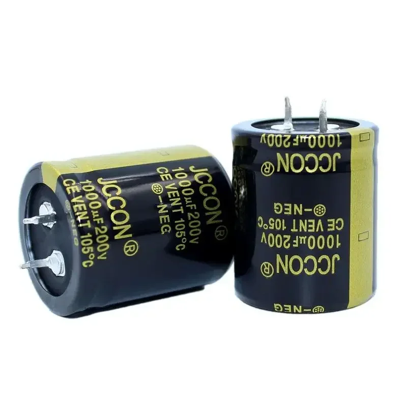 

Силовой конденсатор 200v1000uf JCCON Толстофутовый электролитический конденсатор Объем 30x35 Инверторная мощность