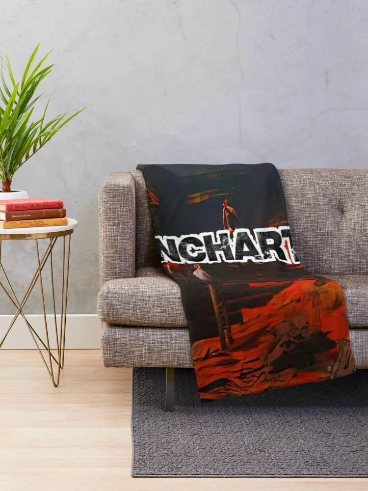 Artwork of Uncharted Y-40 Throw Blanket Hairys wednesday Blankets