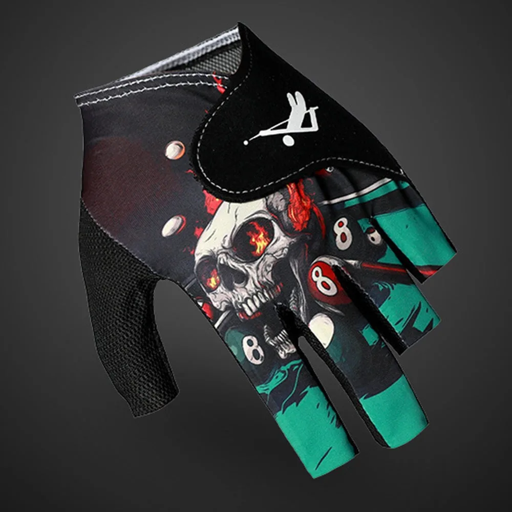 

Модные перчатки для левой руки, эластичные дышащие перчатки с половиной пальцев, нескользящие перчатки для снукера, бильярдные перчатки, аксессуары для фитнеса