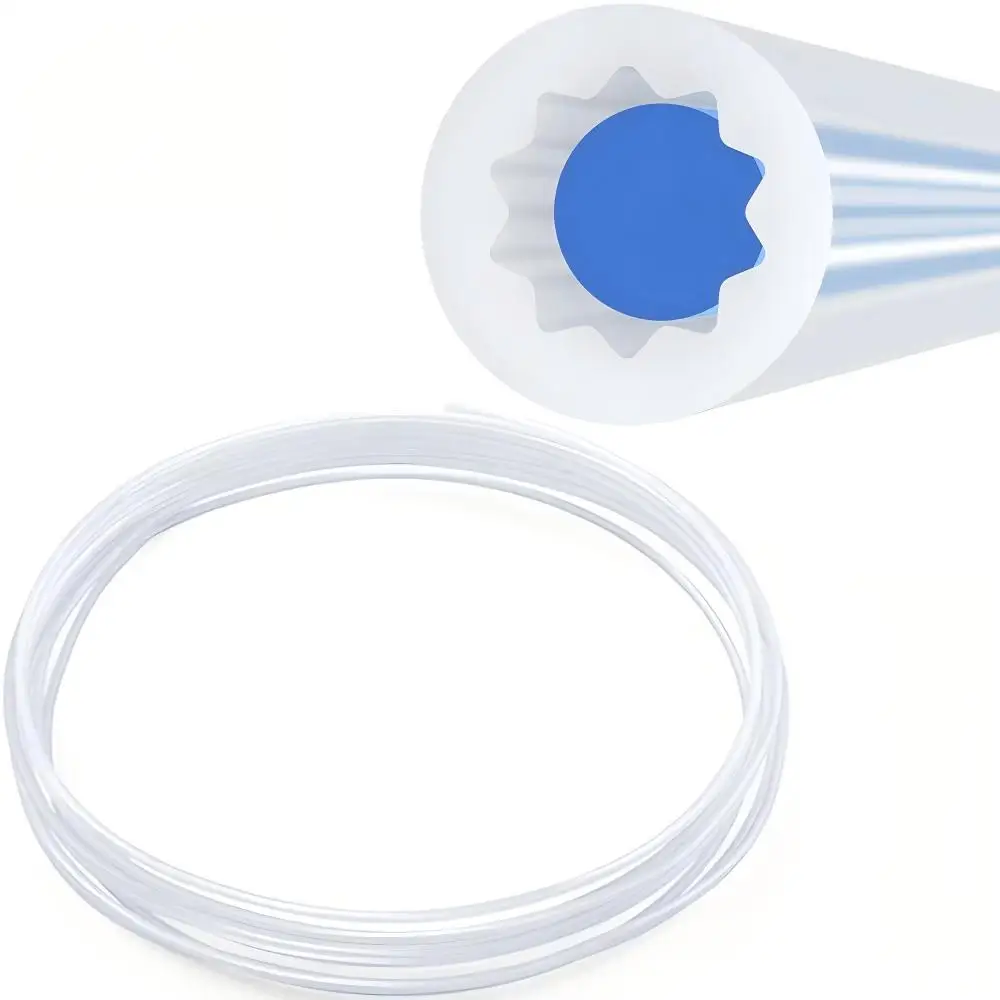 1/2/5m Star Shaped PTFE Tube Low-Resistance Ultra-Smooth Flow PTFE Tube For Bambu Lab X1/P1/A1/AMS Creality Anycubic 3D Printer