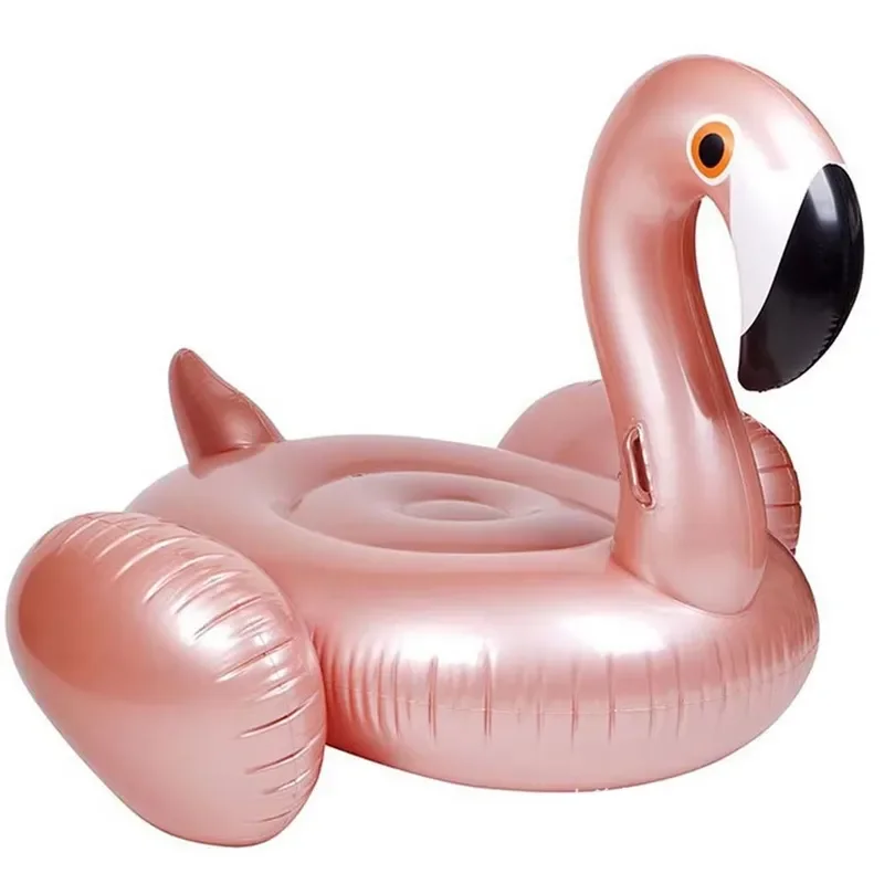 Inflatable Flamingo Pool Float Party Float with Summer Beach Pool Raft