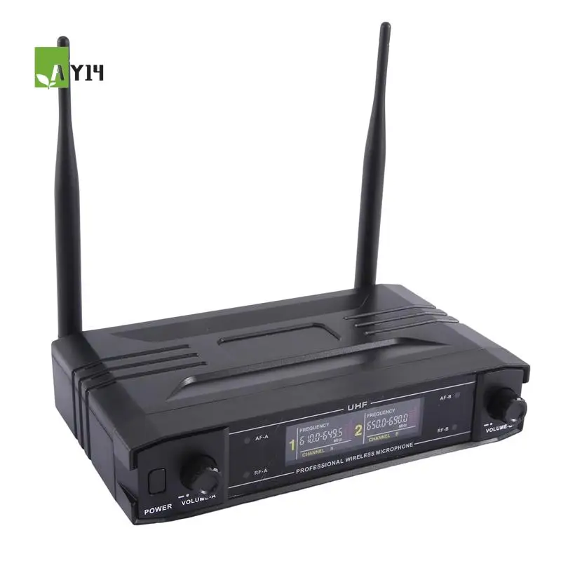 

AY14 -Microphone Wireless Professional UHF System Handheld Mic For Stage Speech Show Band Home Party Church
