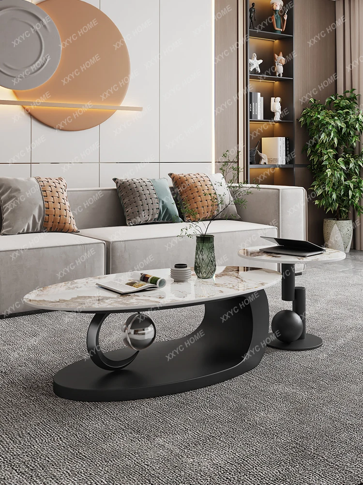 Coffee Table Combination Modern Minimalist Living Room Small Apartment