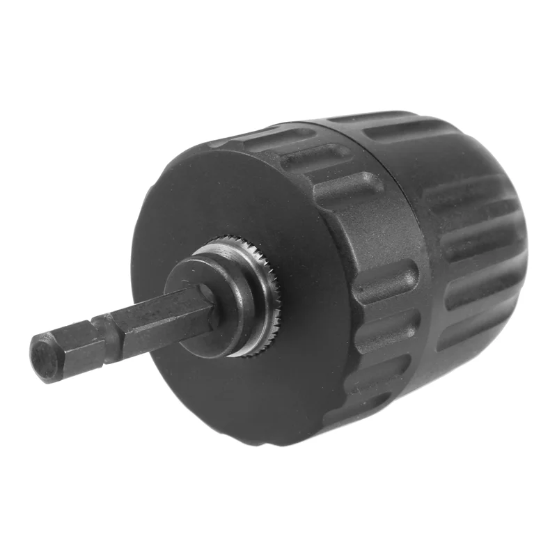 A26F-2 Pieces Of Hand-Tight Chuck Set Adapter Heavy Duty 10Mm Keyless Drill Chuck With Adapter Hardware Tools