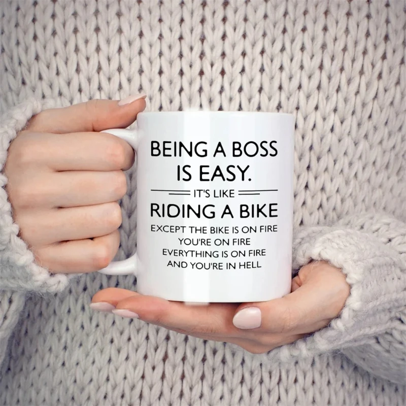 

It's Easy To Be A Pattern, Cup, Best Gifts, Boss, Women, Men, Birthday Gifts, New White Ceramic Coffee Cup of 11 Oz