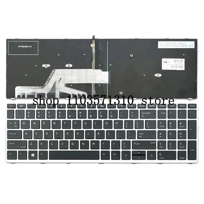 

M New for HP ProBook 450 455 470 G5 series laptop keyboard US backlit L01027-001
