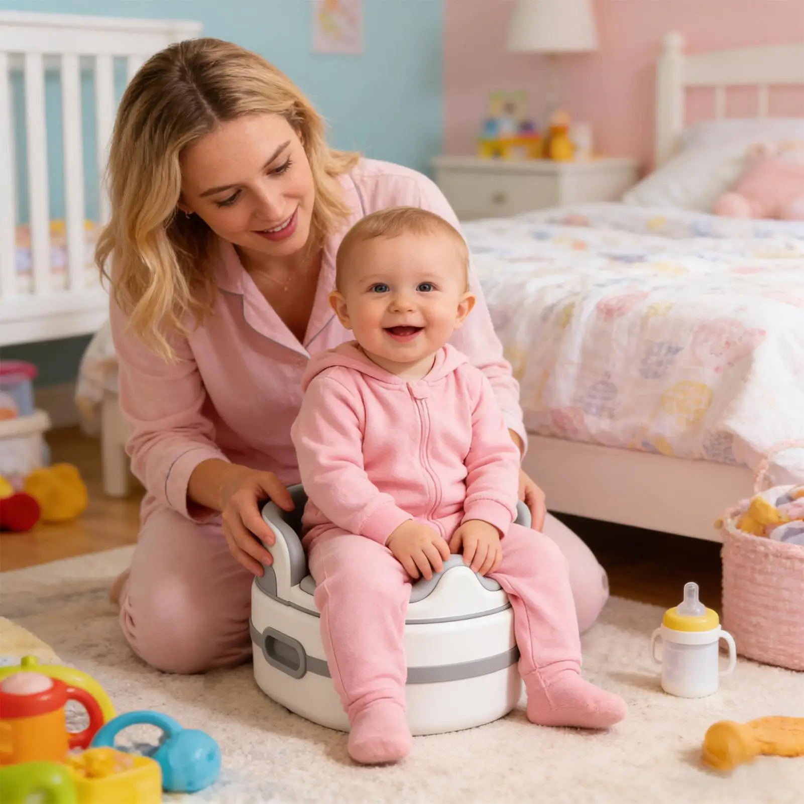 

Портативный детский туалет: удобное сиденье, быстрая очистка, для путешествий, кемпинга и активного отдыха