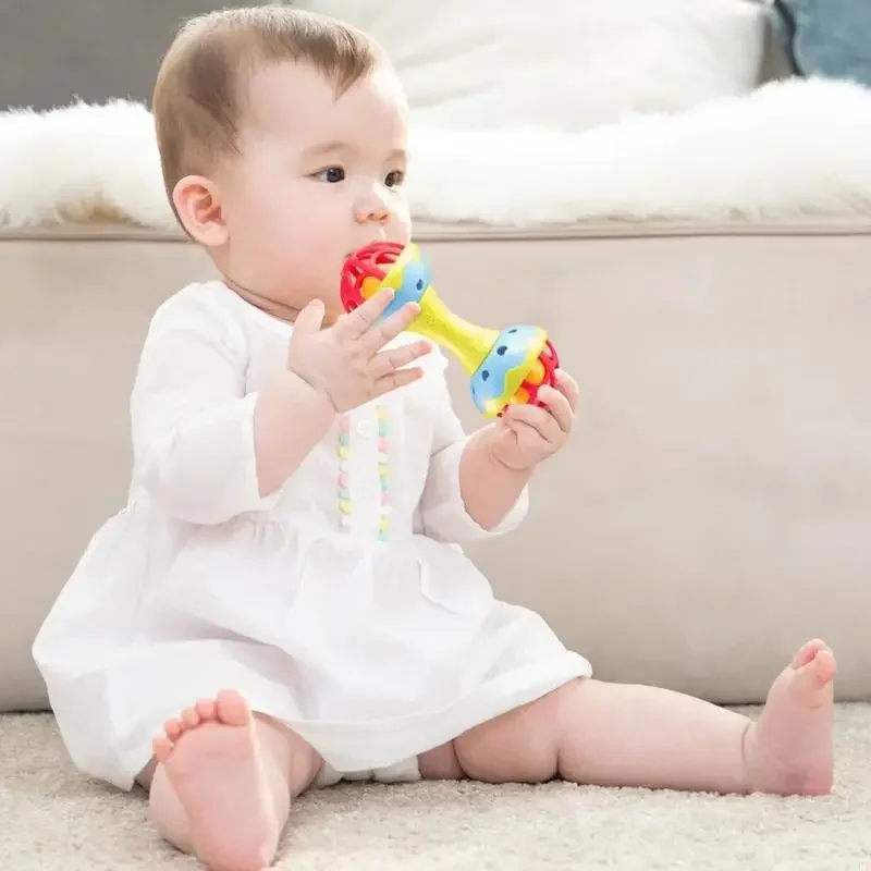 Babyrammelaarspeelgoedset met zacht geluid Vroeg leren Percussie Zandhamerspeelgoed voor ontwikkeling handoogcoördinatie