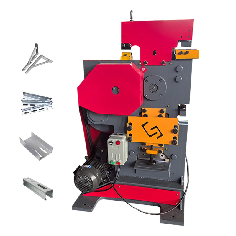 Hydraulic Channel Steel Angle Cutting Machine Guillotine Shear Machine Iron Steel Plate Punching Shearing Machine