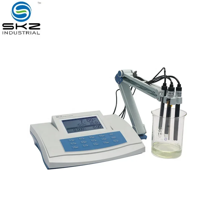 Tabletop LCD digital multi-parameter water quality tester