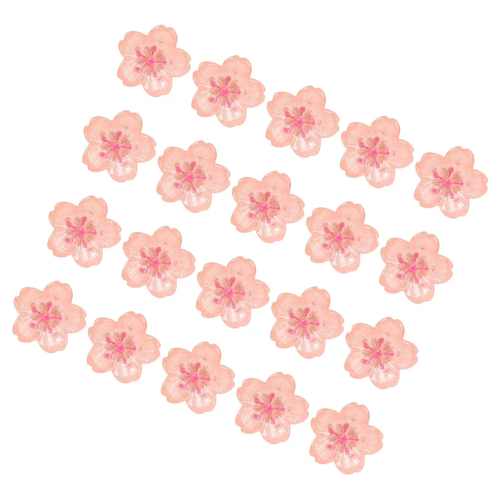 30 قطعة زهر الكرز الوردي دبابيس ضغط الجمالية الأزهار الزخرفية Thumbtacks ل لوحة الفلين لوحة الإعلانات مكتب الزينة #6