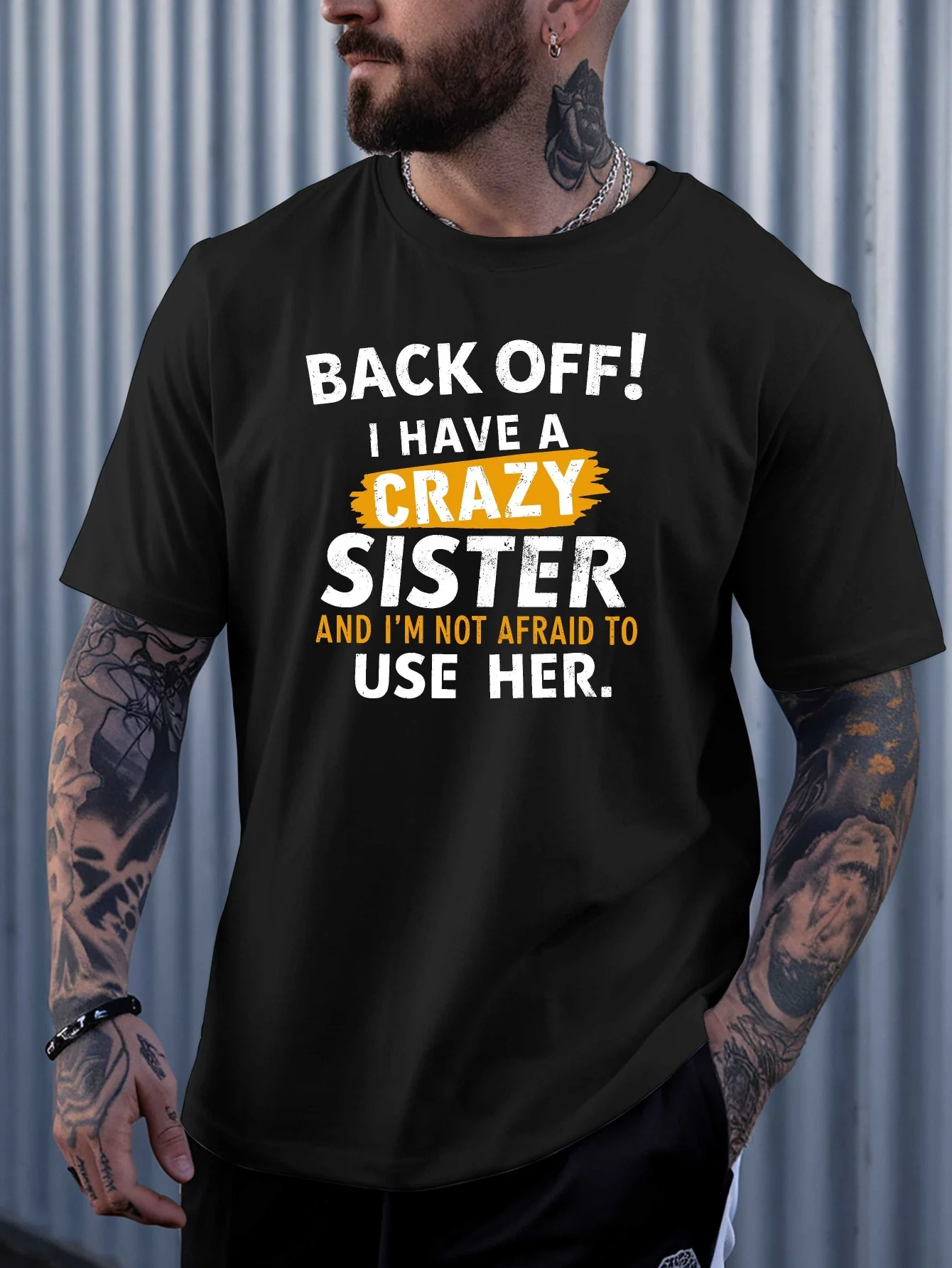 Kaus Katun Leher Kru Pria Slog - Street Fashion Quotes ulasan dan harga