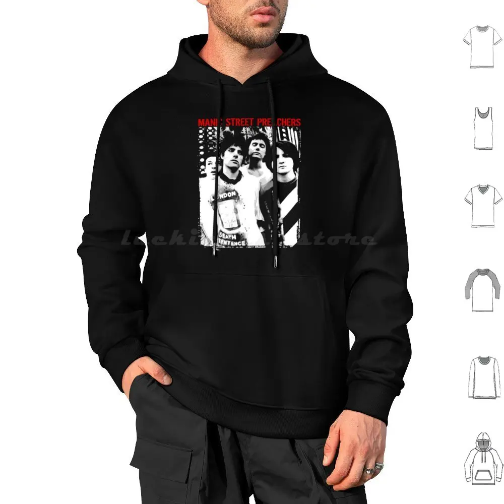 Rock Manic Hoodies Long Sleeve Manic Street Preachers Street Preachers Manic Band Manic Street Preachers Band Music