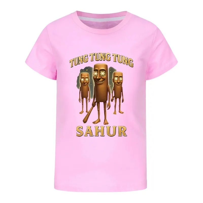 Футболка с мемом «Бейсбольная бита», детская одежда, модный юмор, Tung Tung Sahur, забавные стильные футболки для мальчиков, летние топы с круглым вырезом, футболка Футболка с мемом «Бейсбольная бита», детская одежда, модный юмор, Tung Tung Sahur, забавные стильные футболки для мальчиков, летние топы с круглым вырезом, футболка