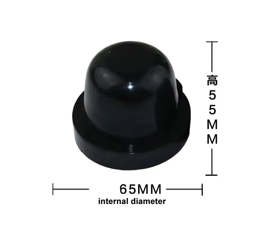For Volkswagen VW Jetta Lavida Polo 2004-2019 Lengthened Dust Cover Refitting Sealing Cap Low High Beam Headlight Lid 1PCS