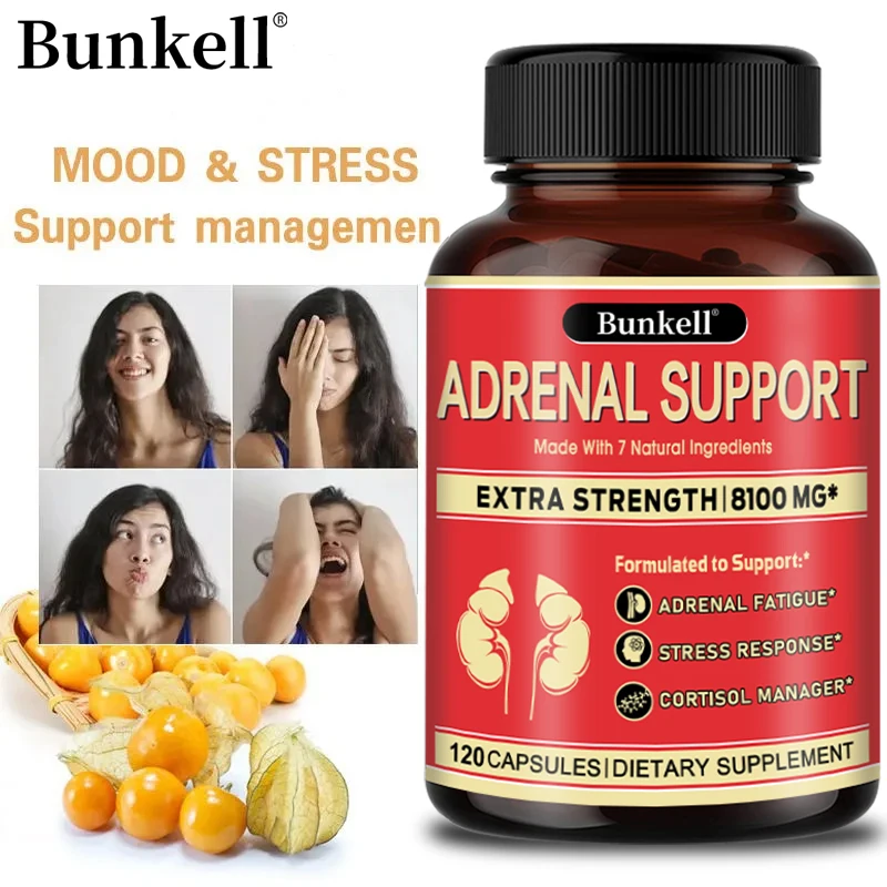 Adrenal Support Supplement for Adrenal Fatigue, Cortisol Manager, Helps Relieve Stress