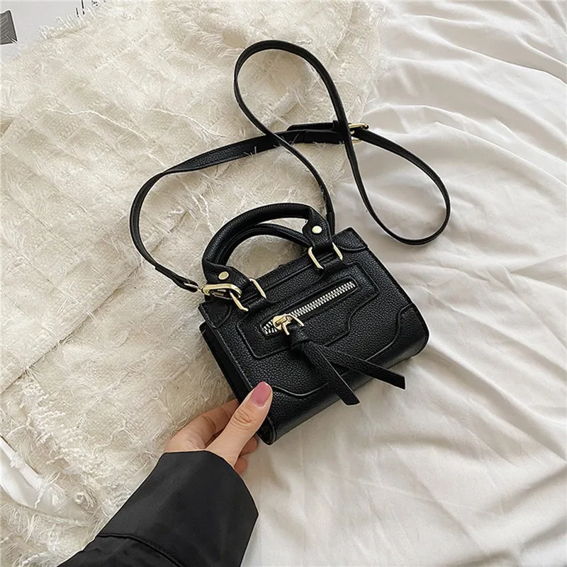 Mini Handbags For Women Lychee Pattern Candy Color Coin Lipstick Purses And Handbag Designer Bags Luxury Motorcycle Bag Sac