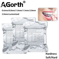 1 paquete de hojas de formación al vacío de ortodoncia Dental, férula Dental, Material termoformado, hoja cuadrada dura y suave, laboratorio de odontología
