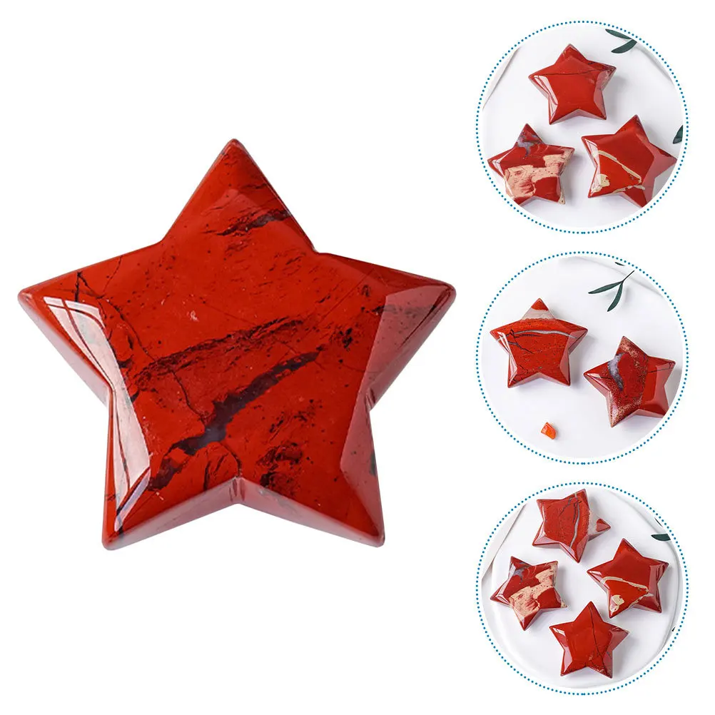 

Star Decor Crystal Stone Shaped Crystals Desk Ornament Stones Adornment Decoration