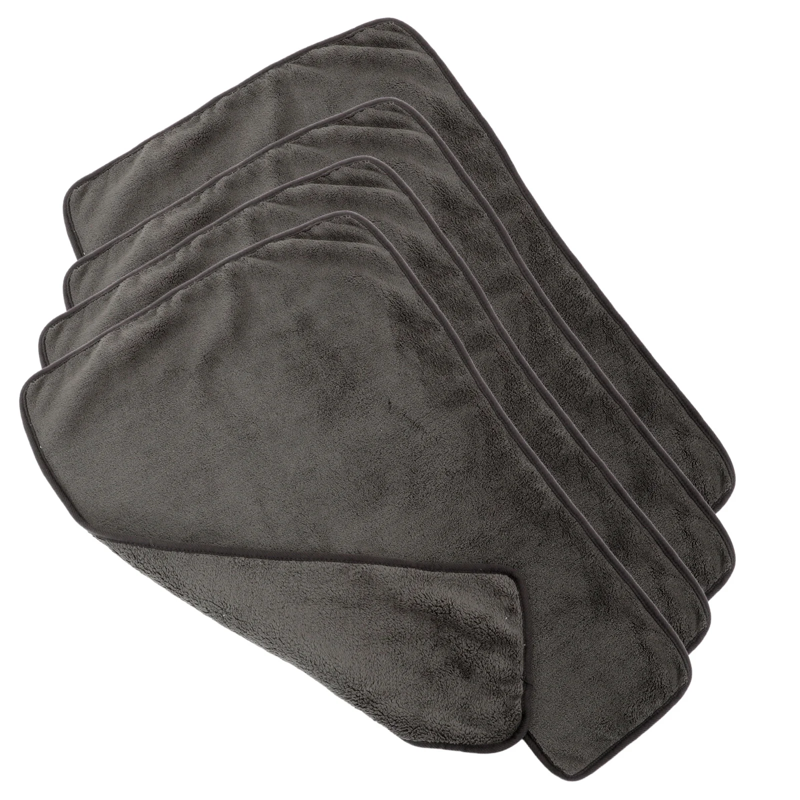 

4Pcs Coral Fleece Facial Towels Soft Split Design Massage Spa Towels Professional Esthetician Facial Cloth