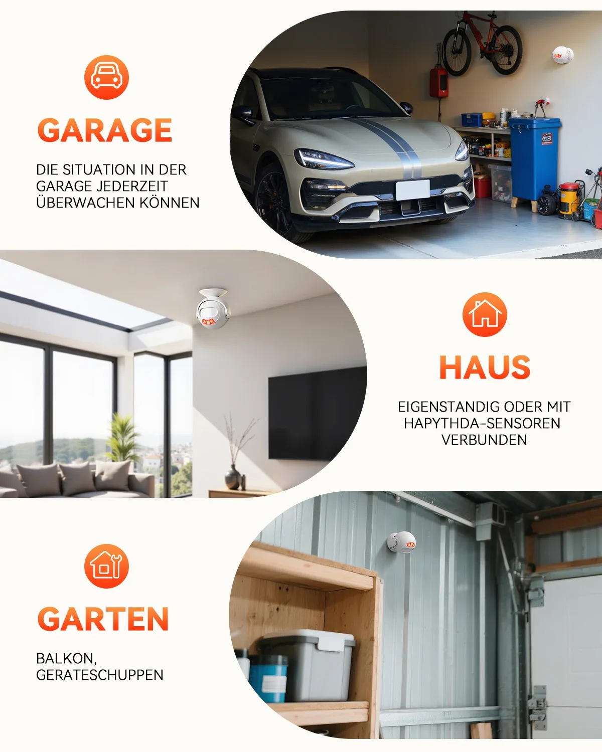 Elecpow 120dB Loud PIR Motion Alarm With Remote Wireless 433MHz Infrared Motion Sensor Detector Alarm/Doorbell Security System