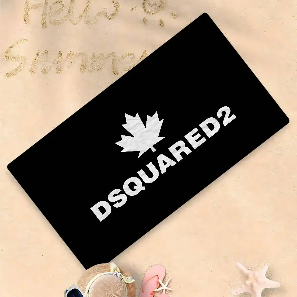 LOGO D-Dsquared2 Big Microfiber Beach Towels Quick Dry Towel Sand