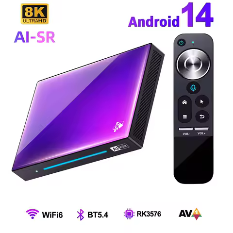 Android 14 TV Box H96 MAX M9 8-Core TV Box RK3528 8K Video WiFi6 BT5.4 Voice Assistant Media Player Android Set Top Box