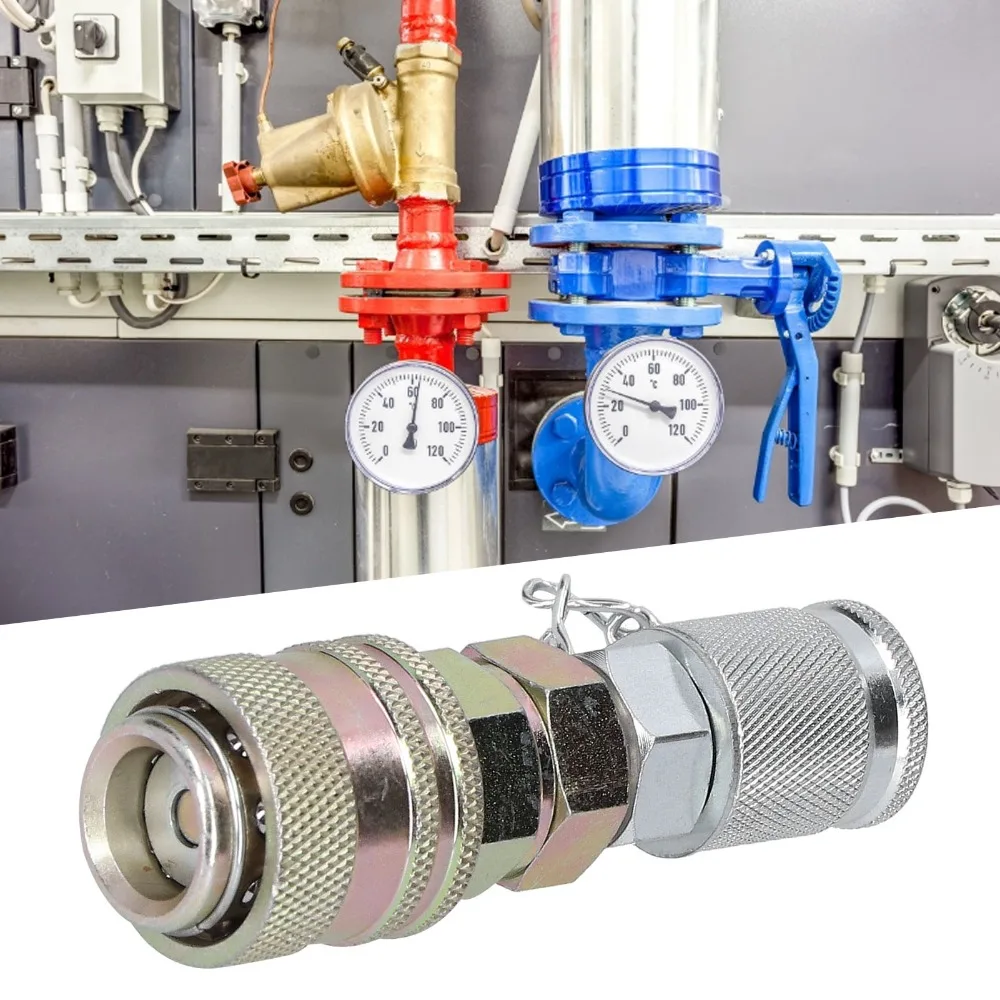 

G1/8 Муфта для проверки гидравлического давления Разъем из нержавеющей стали Легкий разъем для быстрого соединения