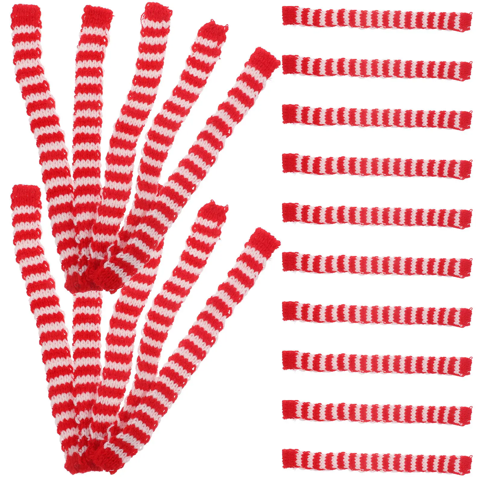 

20 шт. мини-шарфов, креативные изящные шерстяные шарфы, аксессуары для вечеринок, декоративные элементы для фестивалей, подарков и тематических мероприятий