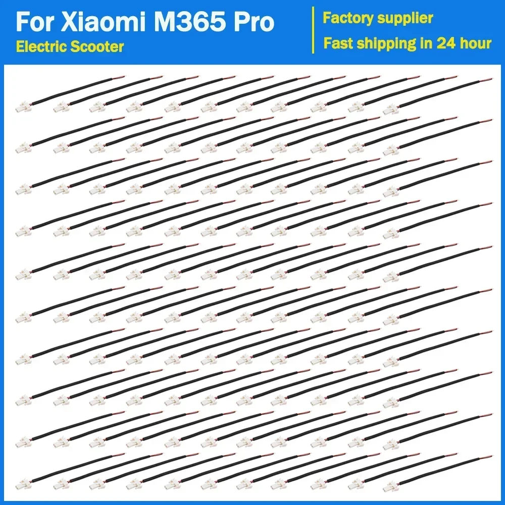 

100Pcs LED Tail Light Cable Direct Fit For Xiaomi M365 Pro Electric Scooter Parts Foldable Wear Resistant Battery Taillight Line