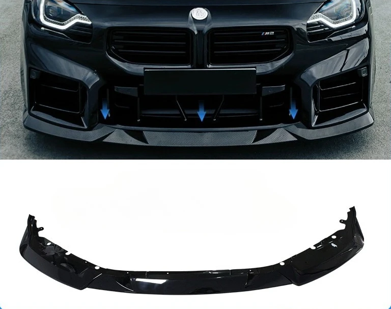 For BMW 2 Series M2 G87 2023 2024 2025 Car Front Bumper Lip Spoiler Refit Chin Splitter Lip Lower Guard Protector Blade Body Kit view 6