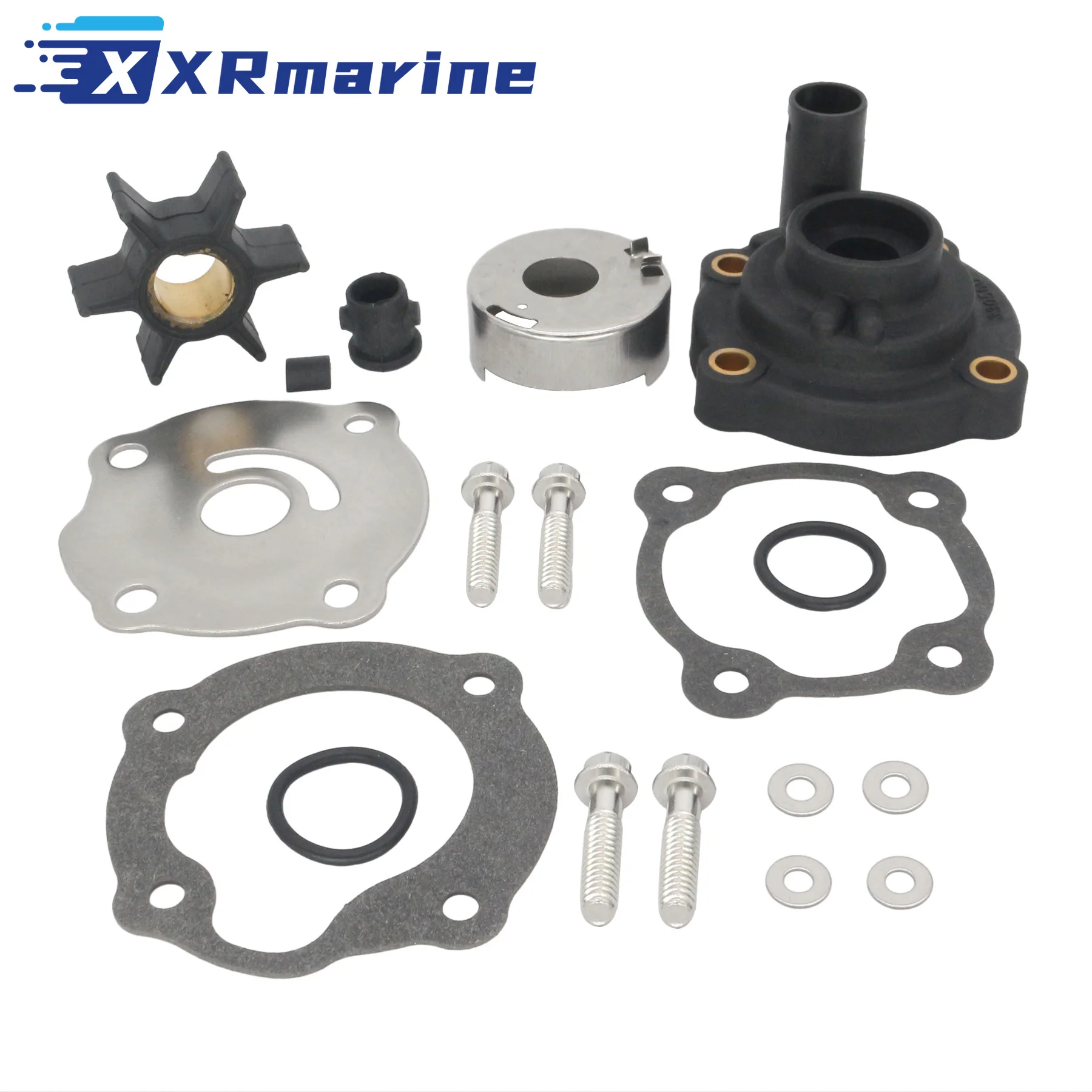 391390 Water Pump Impeller Service Kit 394393 Fits Johnson Evinrude 2 Str 14 25 28 35 HP Outboard Engines Replaces 395270 395271
