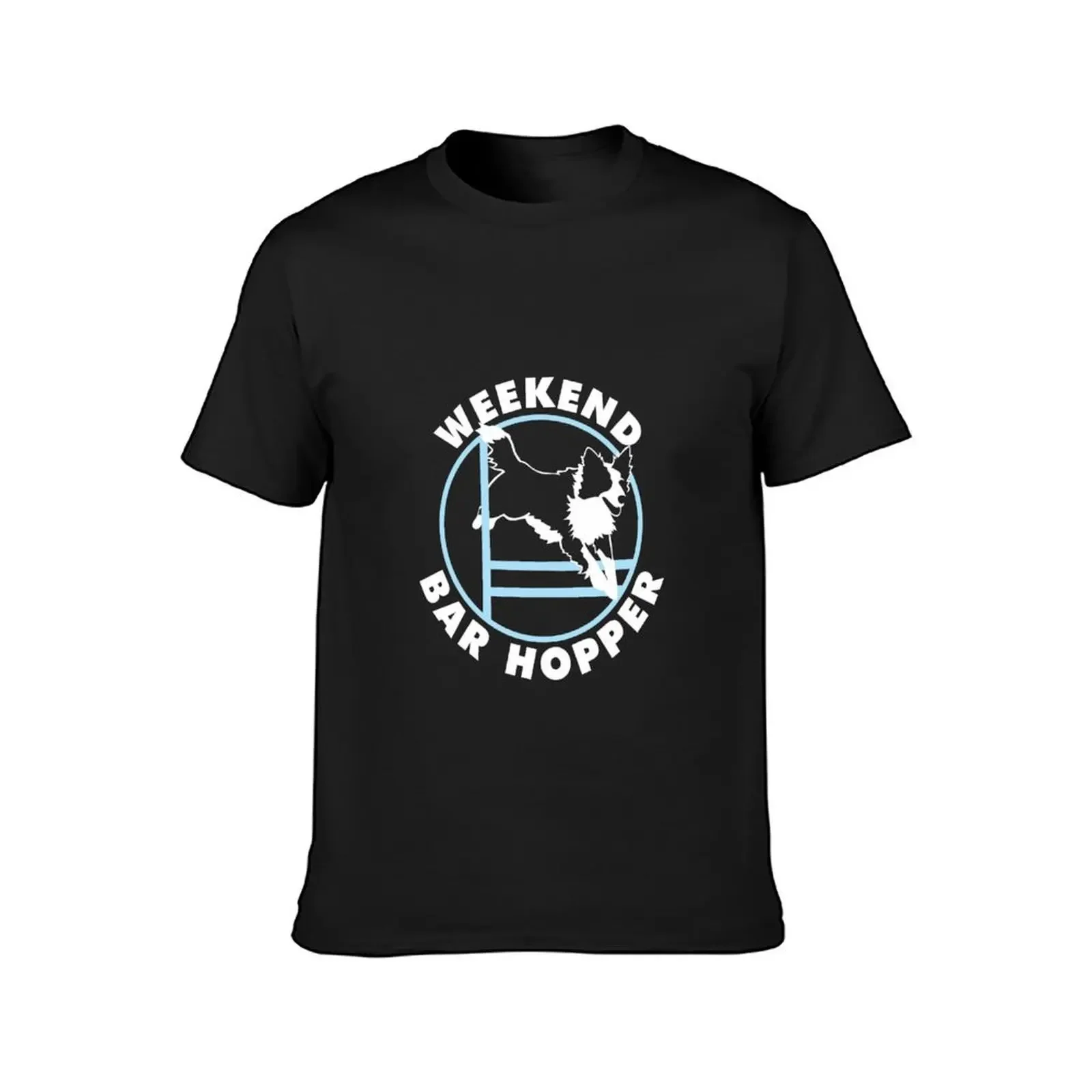 Weekend Bar Hopper | Border Collie Agility Dog | NickerStickers? on Redbubble T-Shirt anime shirt blanks mens clothes