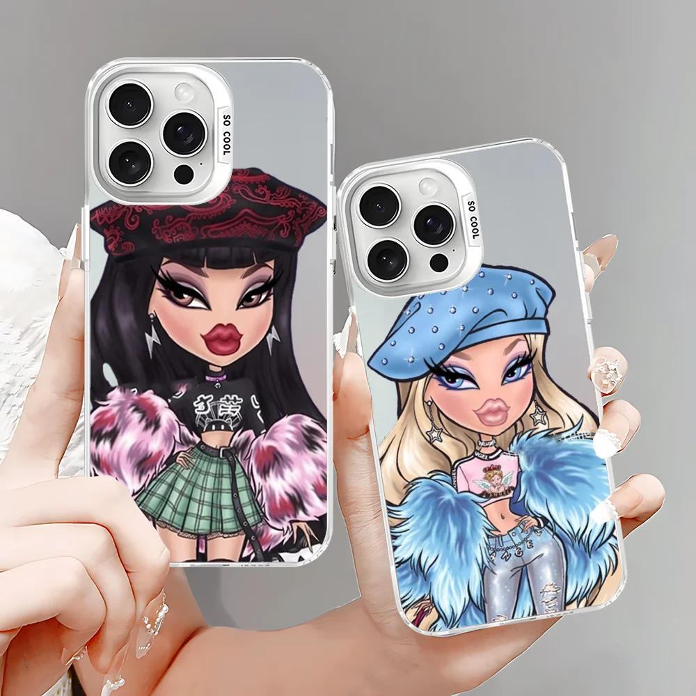 

B-Bratz D-Doll Phone Case For IPhone 16 15 14 13 12 11 Pro Max X XR XSMAX 8 7 Plus Matte Shockproof Back Cover