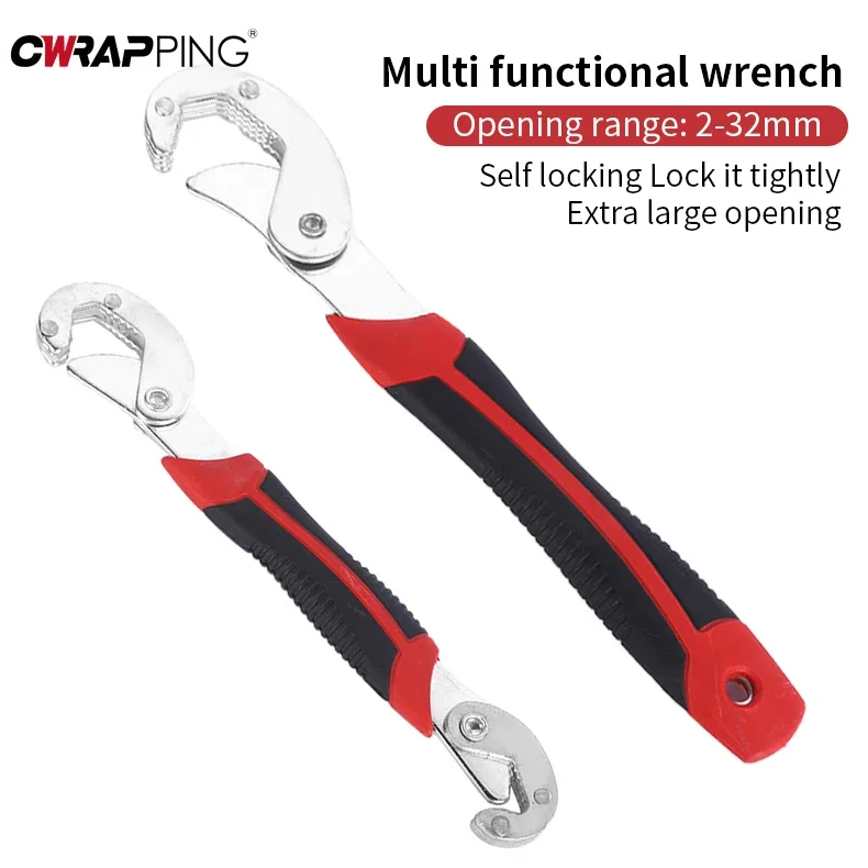 Multifunctional Wrench Spline Bolt Adjustable Portable Torque Ratchet Oil Filter Repair Pipe Wrench for Home Kitchen Car Tools image 3