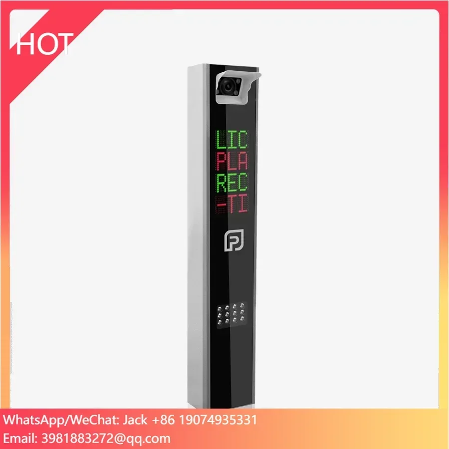 

Barrier Gate With Car Parking Ticket Machine For Residential Area Parking Entrance Ticket Parking Lot Management System