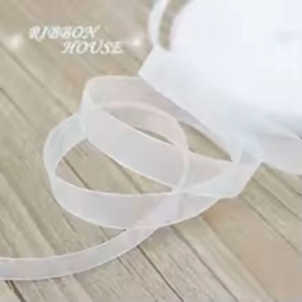 (50 yards/roll) 12/15/20/25/40/50mm Organza ribbons wholesale white gift wrapping decoration Christmas ribbons