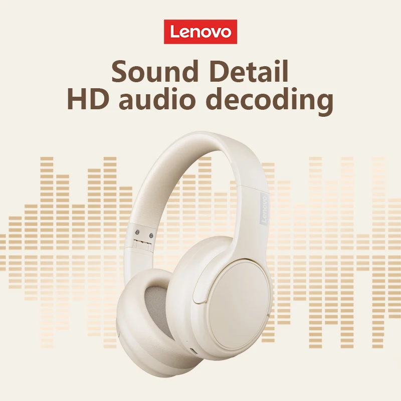 Original Lenovo 5.3 Wireless Bluetooth Headset TH20 Gaming Dual Mode Foldable Sport Headphone HIFI Sound Music Earphone 2023 New image 4