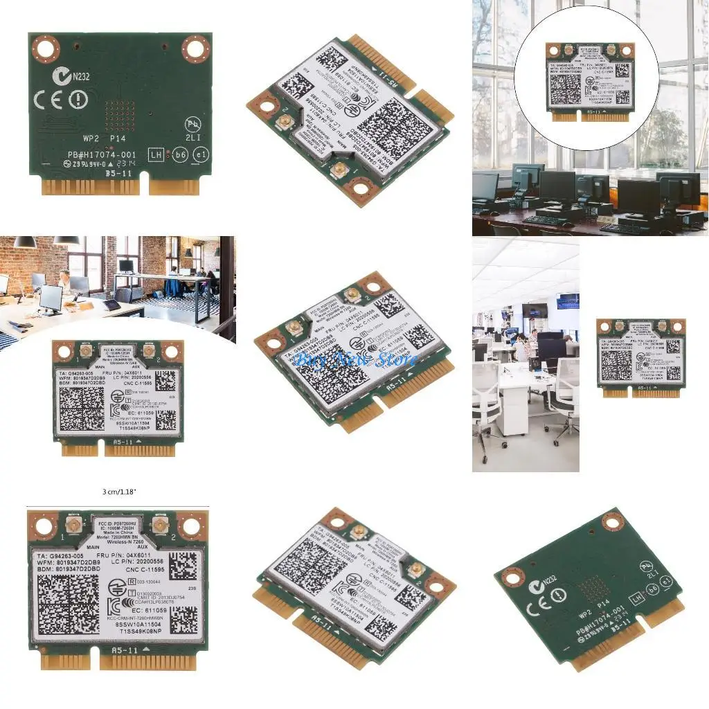 

20CE Wifi Card 633ANHMW 6300AGN Wifi Link 2.4Ghz 5Ghz Mini PCIe Wireless Card