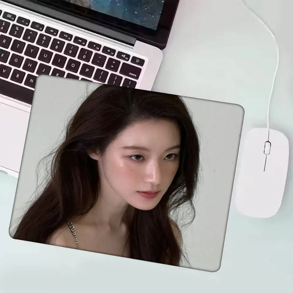 Alfombrilla de ratón Singer S-SHUHUA, borde pequeño para jugadores, alfombrilla de escritorio para ordenador, goma antideslizante Rectangular, 1 ud.